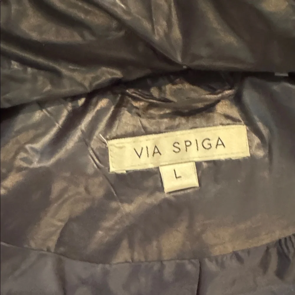 Via Spiga 🔥sale🔥navy blue fluffy coat